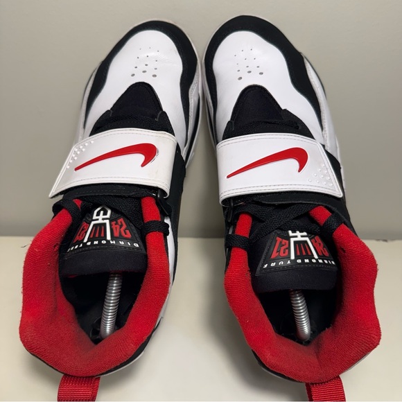 Nike Air Diamond Turf 2025 49ers Red White Men’s Size 10 Athletic Sneaker Black